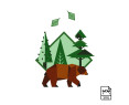 Brown bear - Vector graphics